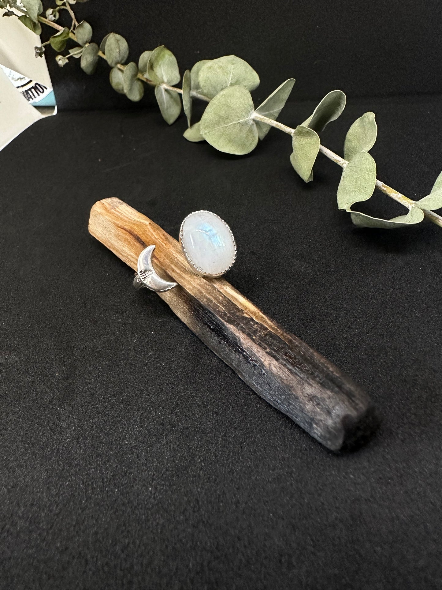 Moonstone Adjustable Ring