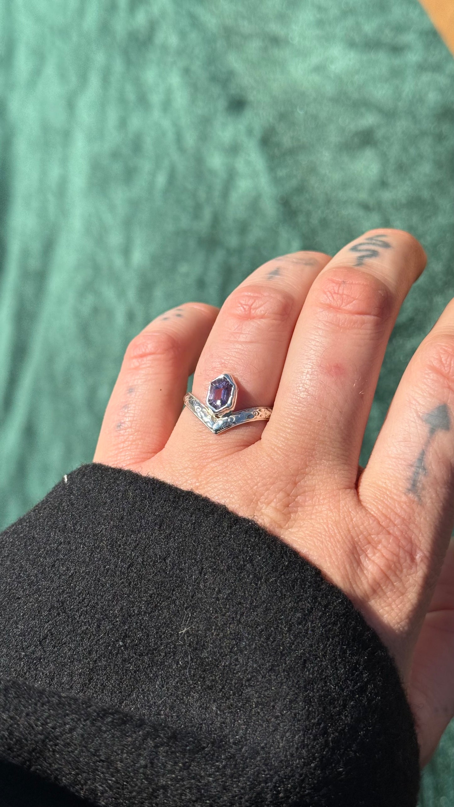 Amethyst Hexy Stacking Set size 7