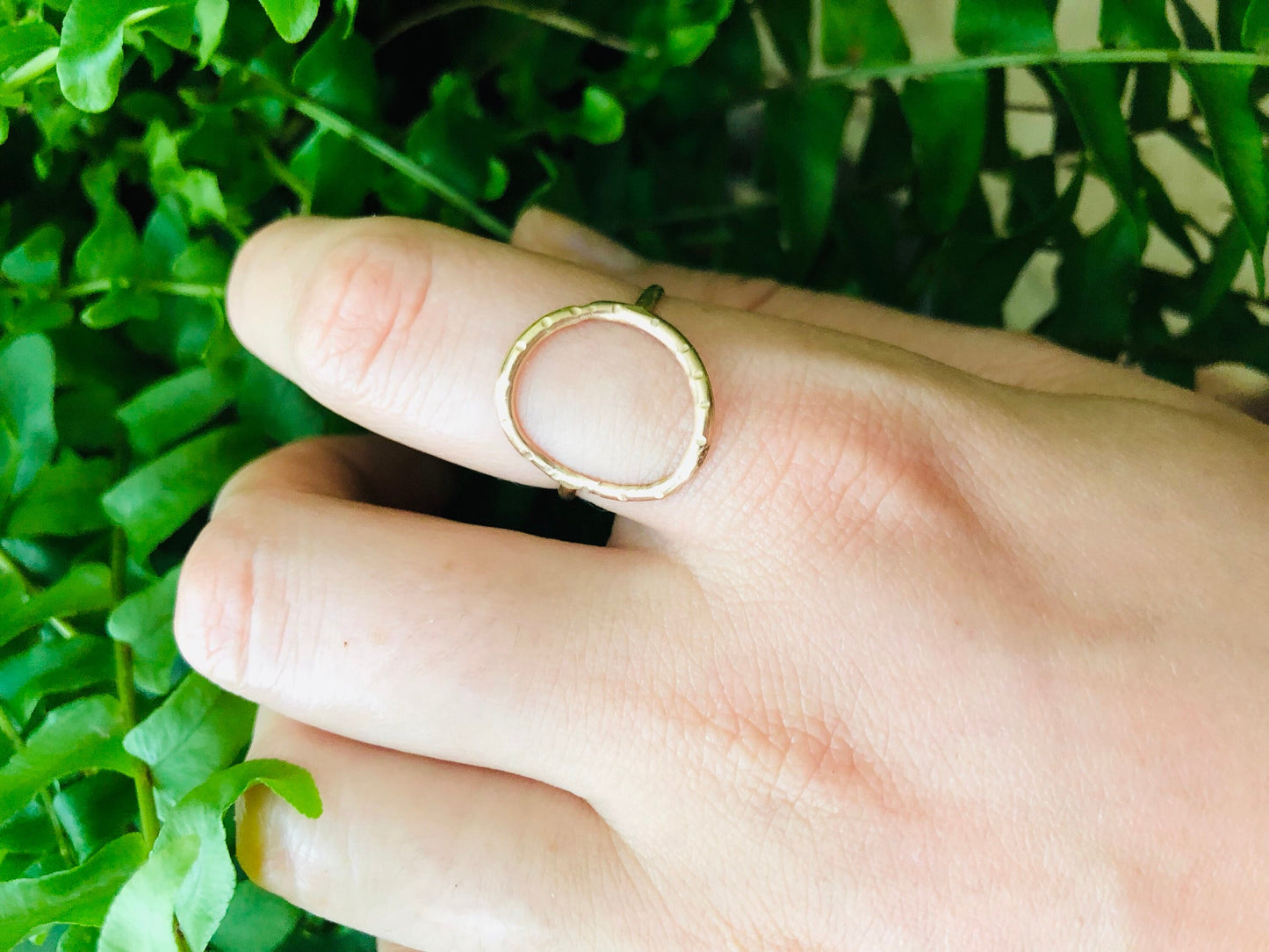 Gold filled / Silver O ring • All sizes avaliable • Etched O Ring • Gold O ring • gold circle ring • gifts for her