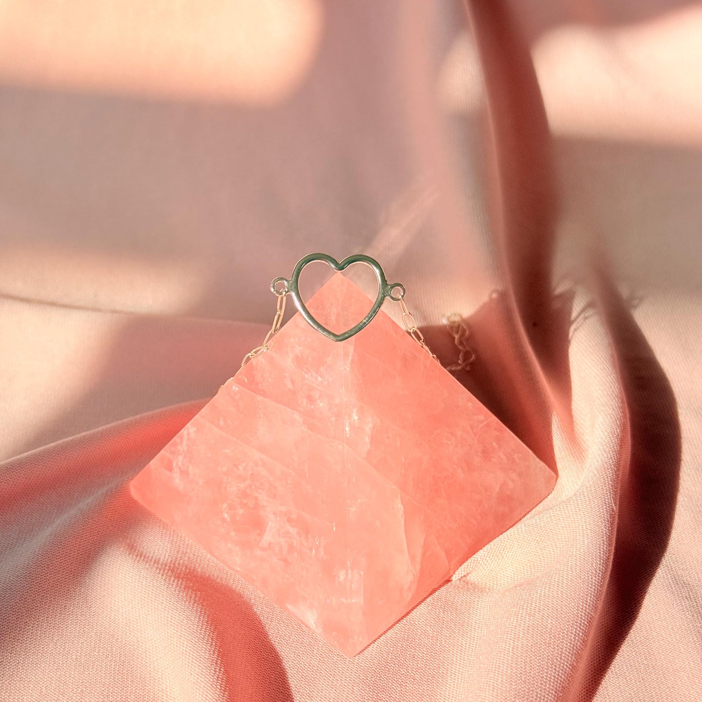 Heart Studs in sterling silver • Heart jewelry set