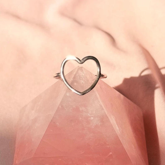 Heartbreaker Ring in sterling silver