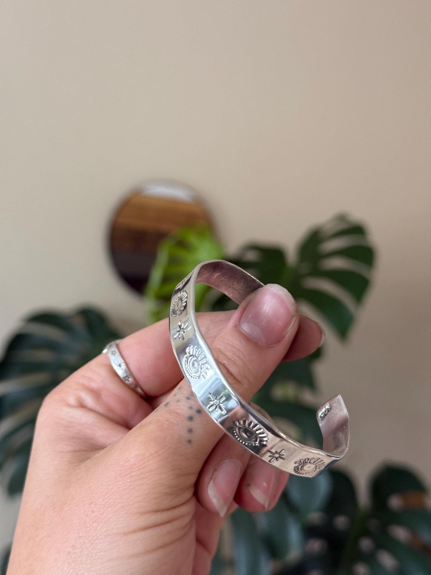 Third Eye Cuff in Sterling Silver