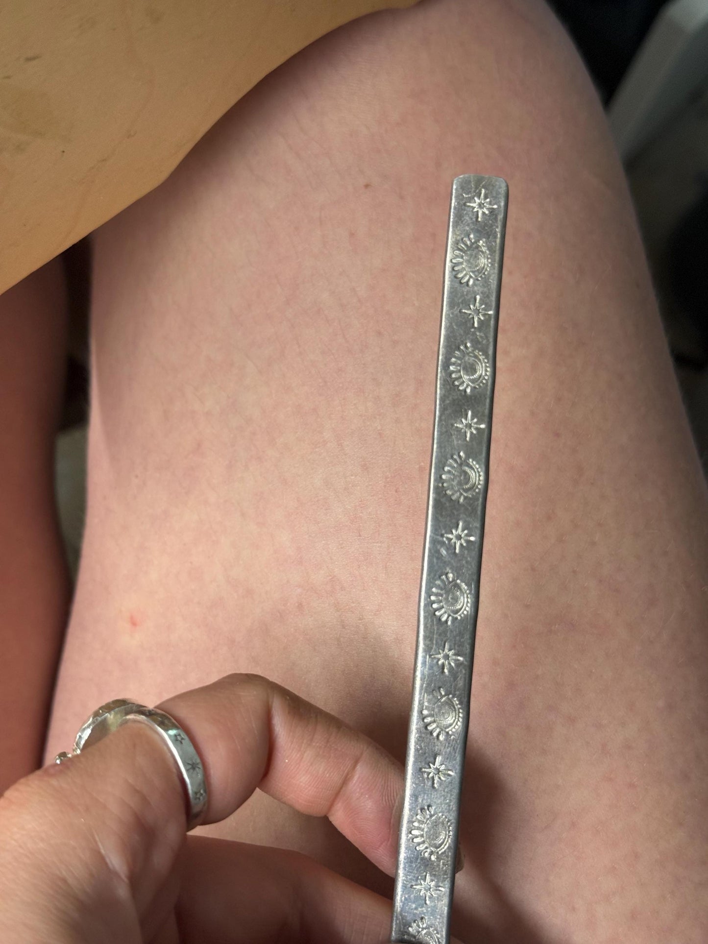 Third Eye Cuff in Sterling Silver
