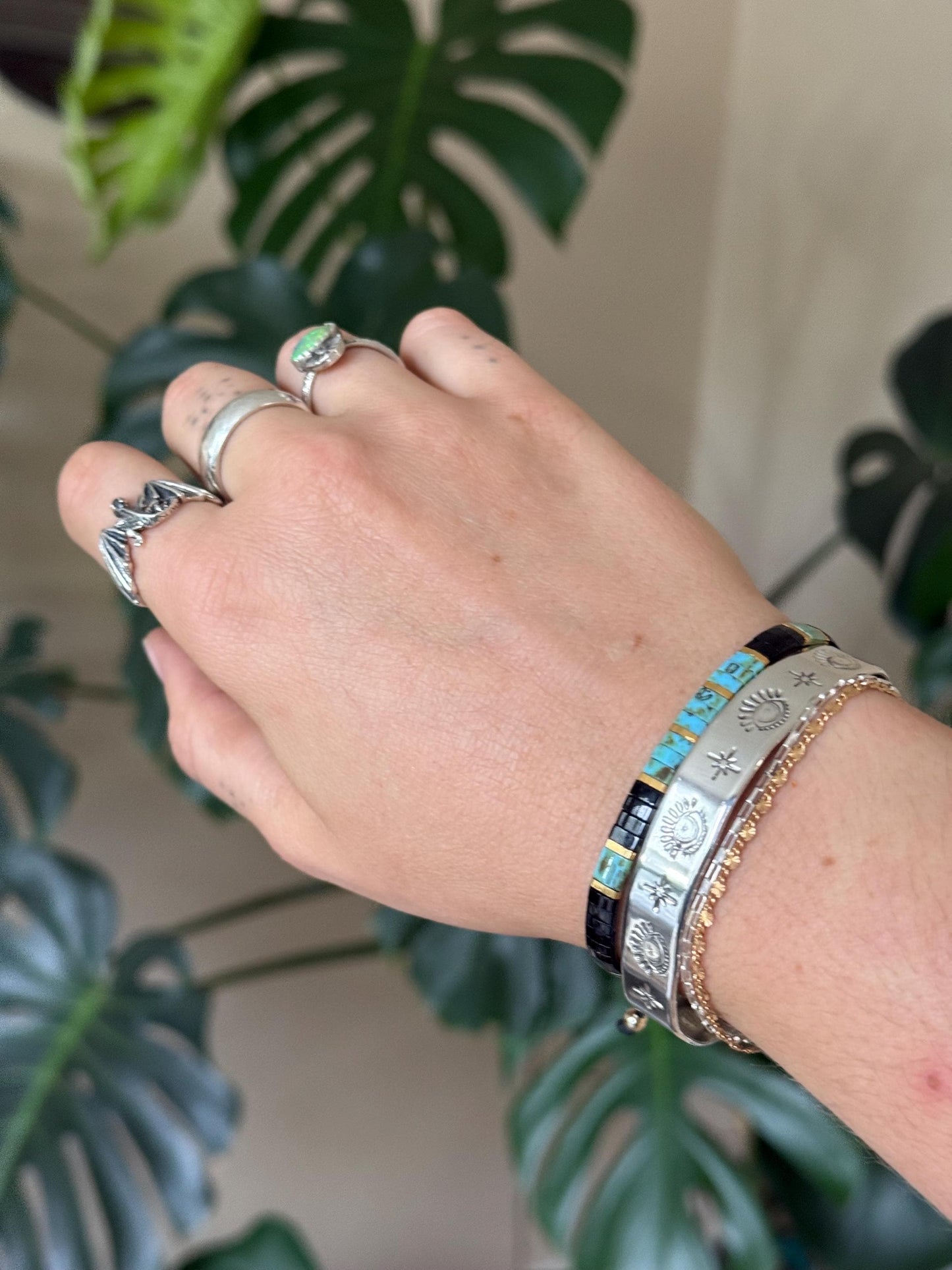 Third Eye Cuff in Sterling Silver
