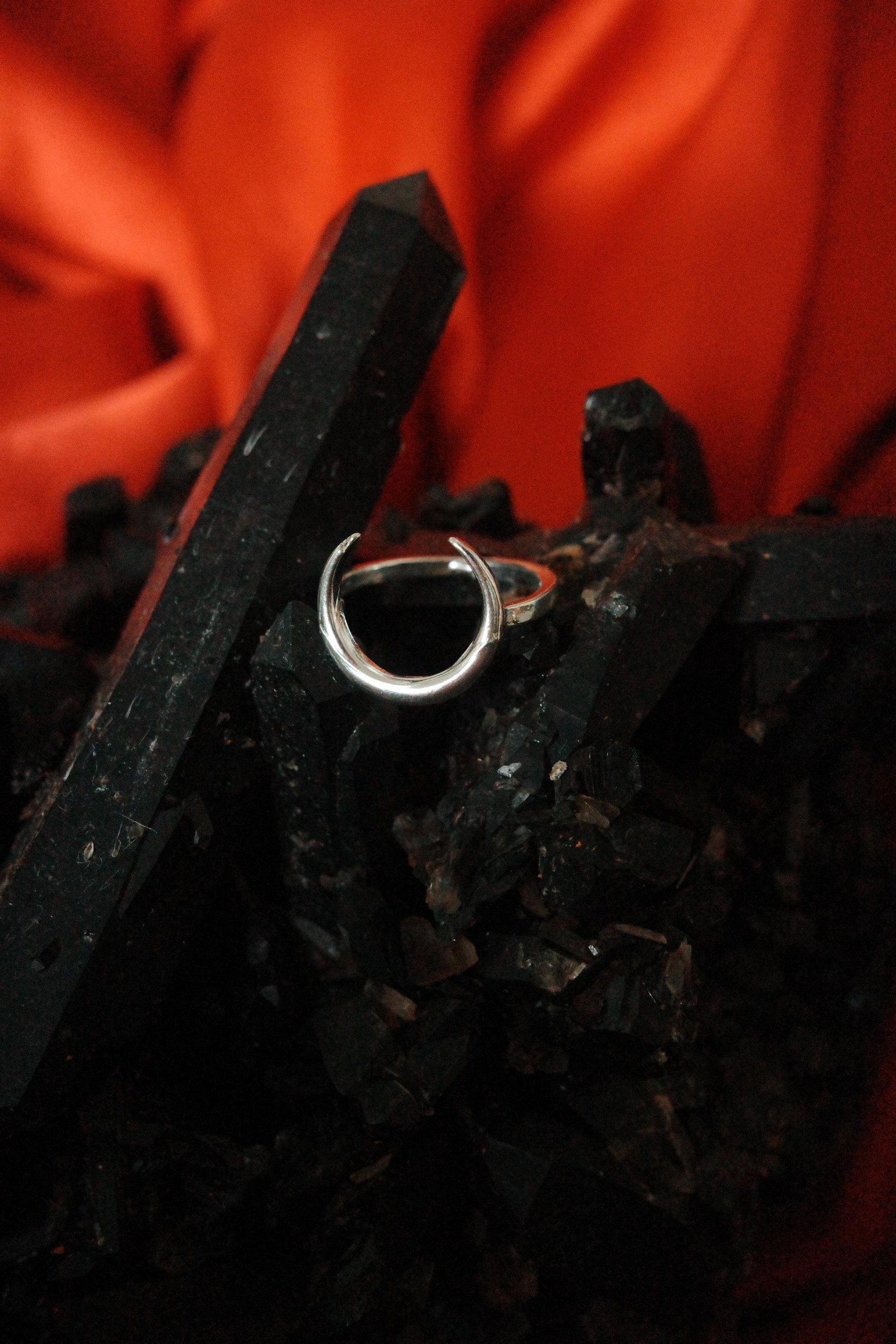 Crescent Middy Ring size 4