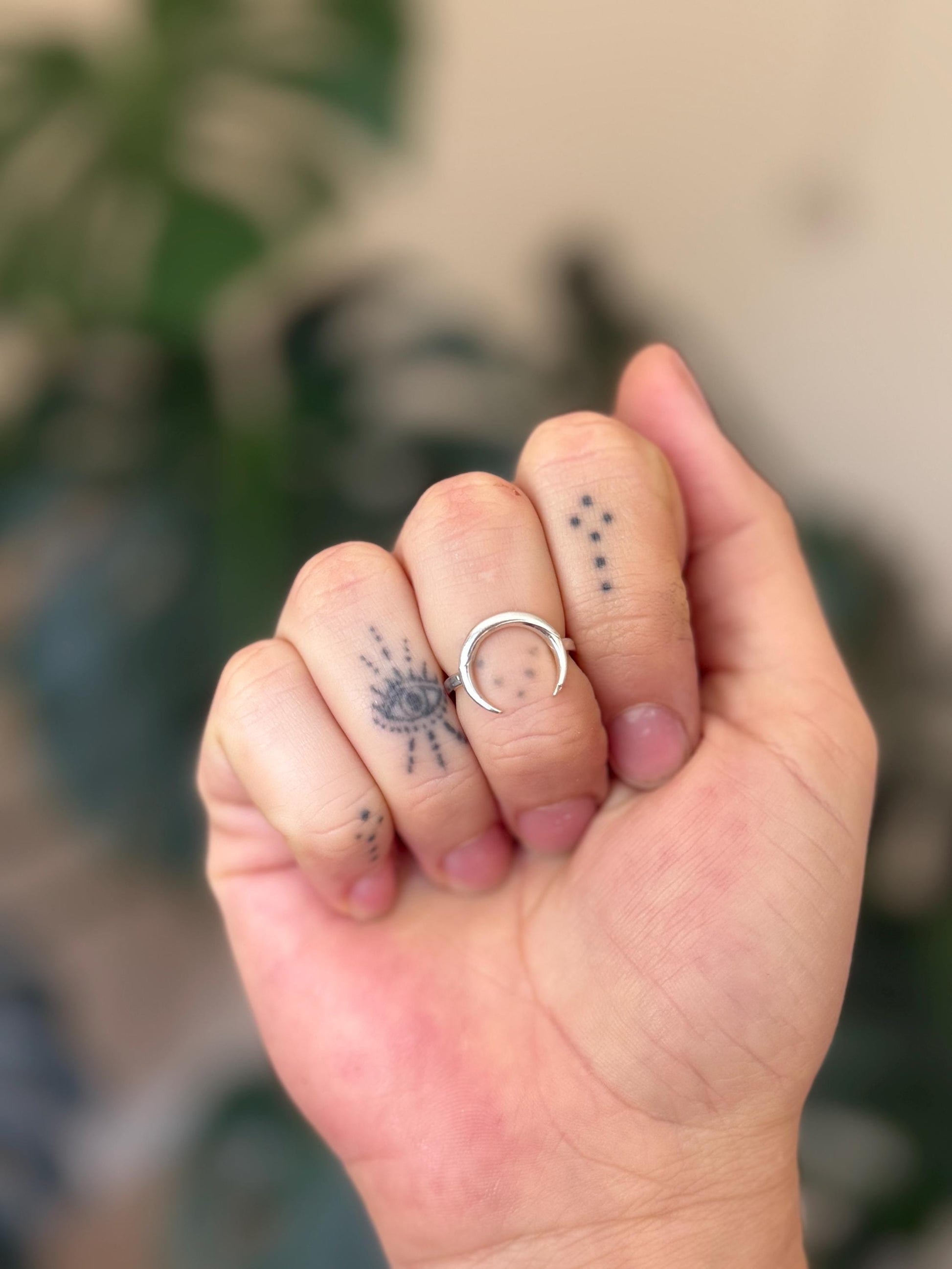 Crescent Middy Ring size 4