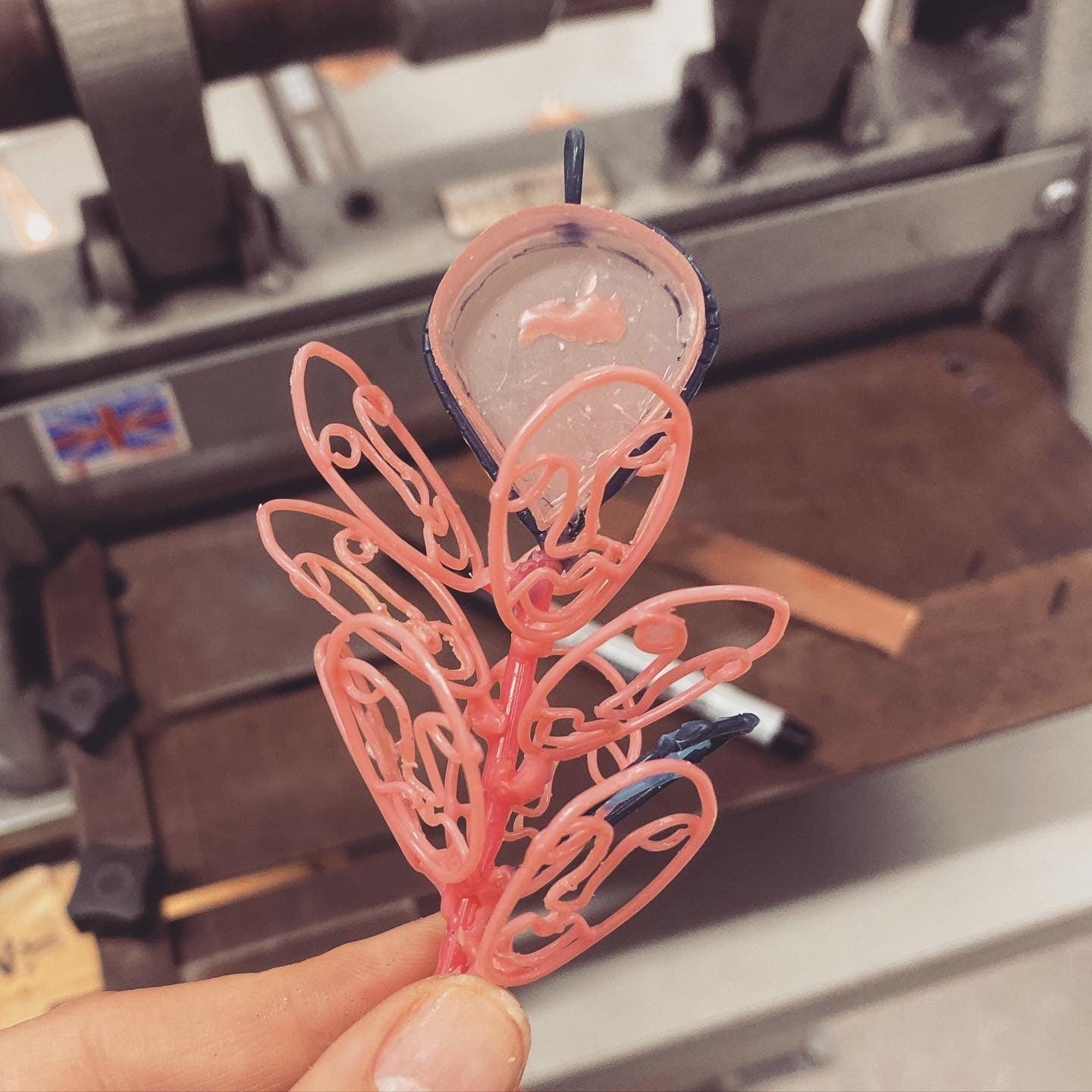 The Mask She Wears Ring in sterling silver • Made to order in your size