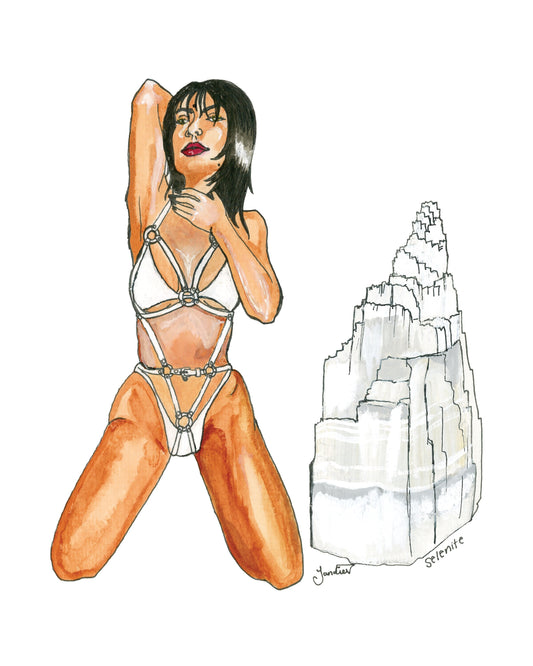 Selenite + Selena Giclée Print 8x10