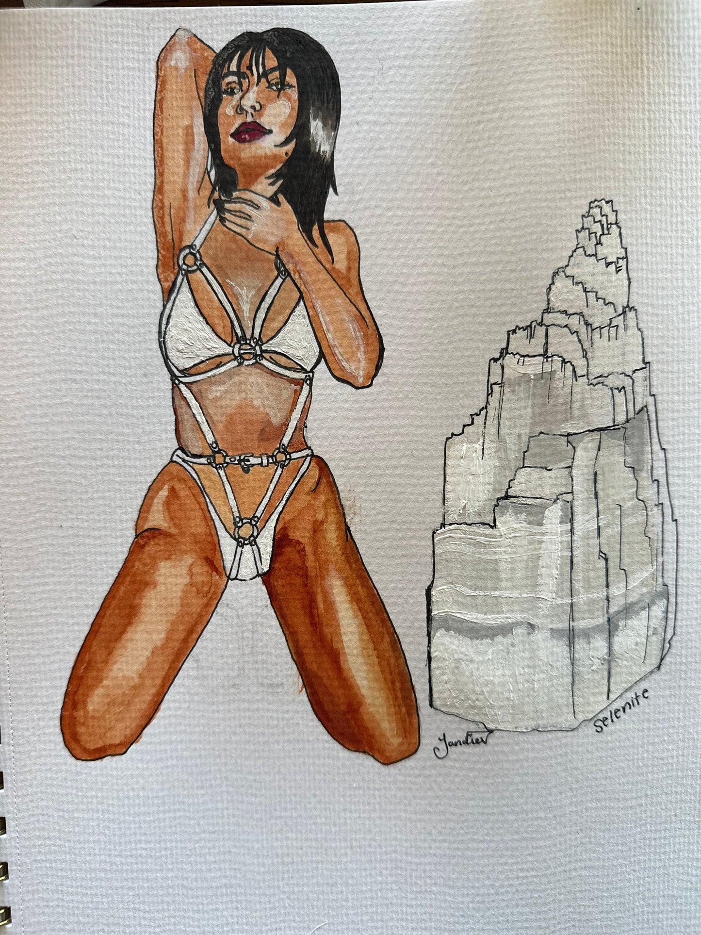 Selenite + Selena Giclée Print 8x10