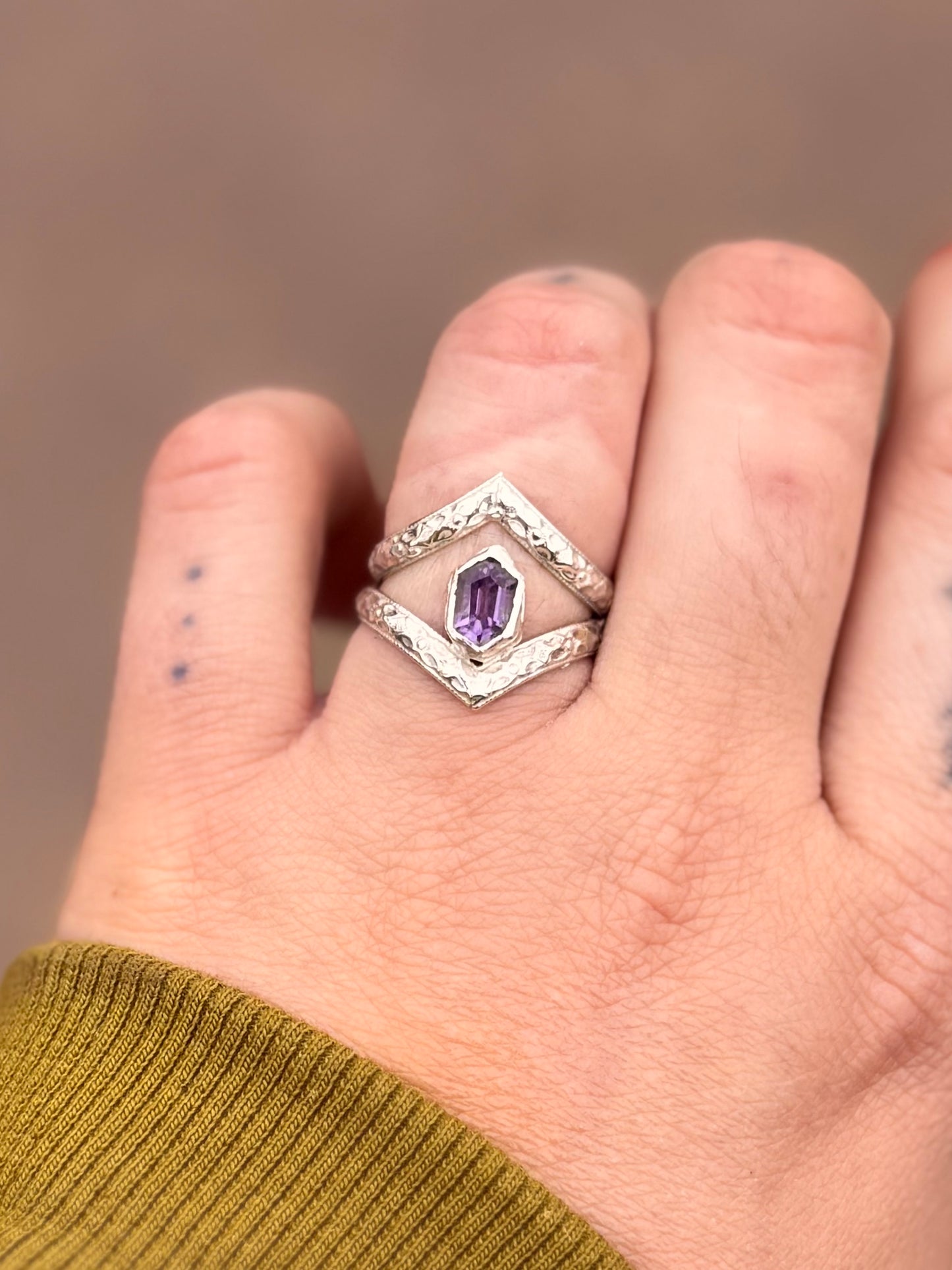 Amethyst Hexy Stacking Set size 7