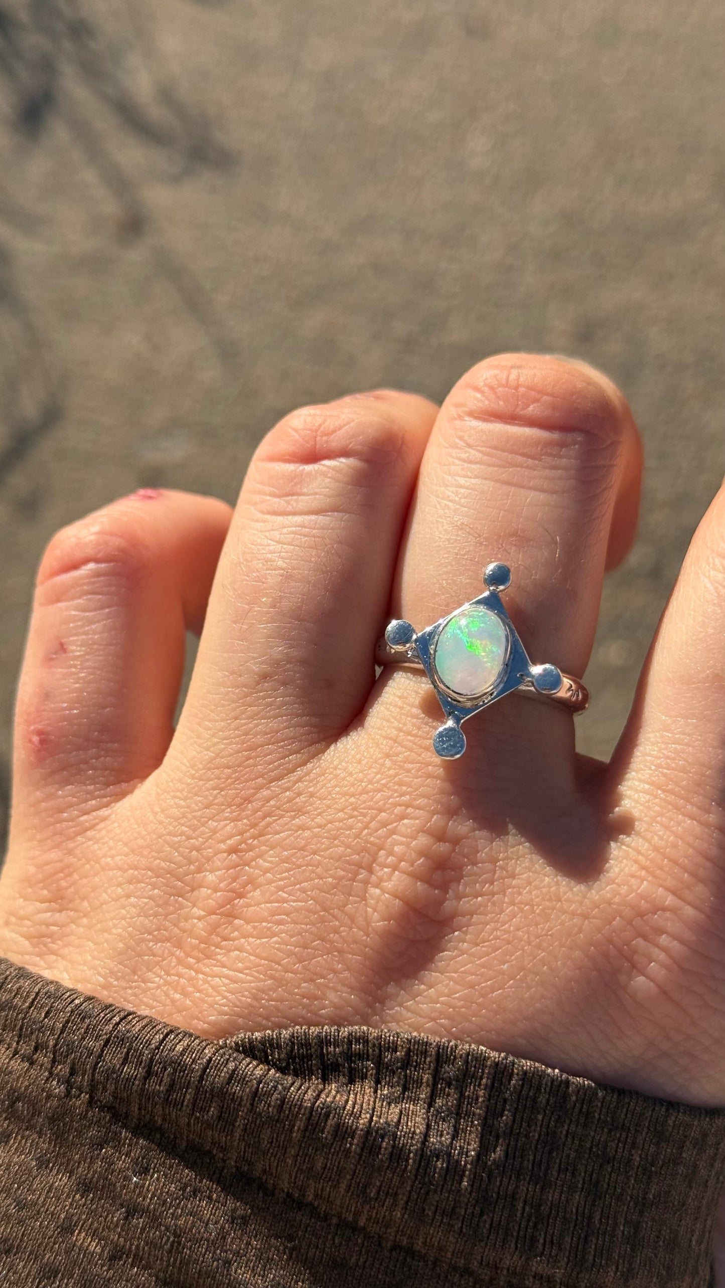 Opal Kite Ring size 8
