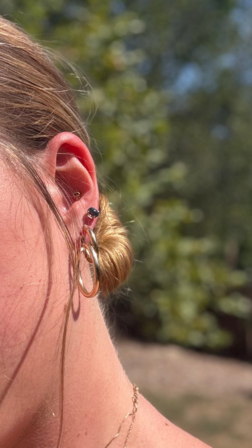 Black Opal Studs