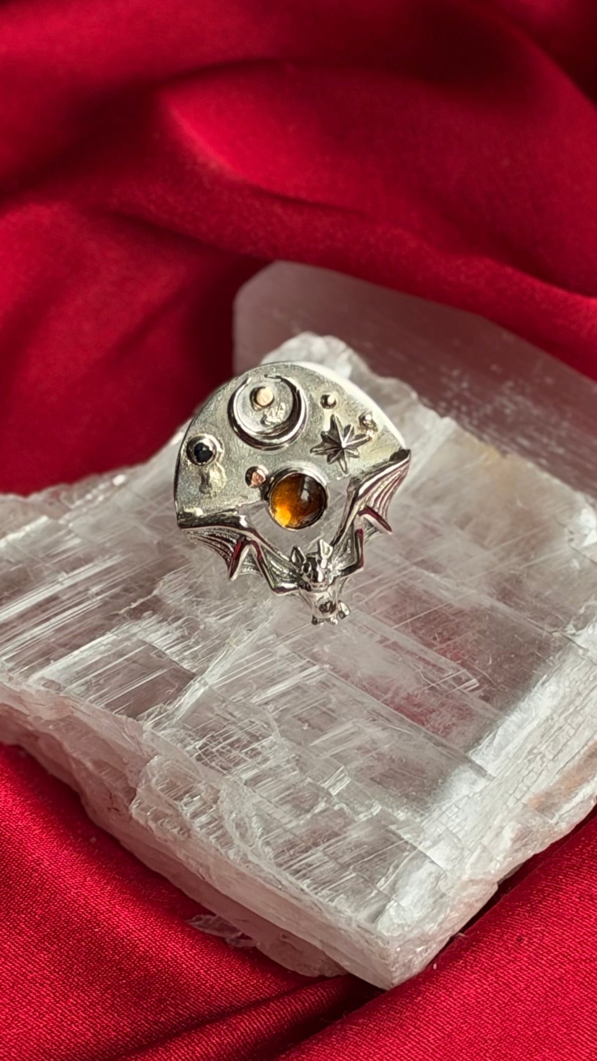 Midnight Sky Bat Ring size 6.5/7