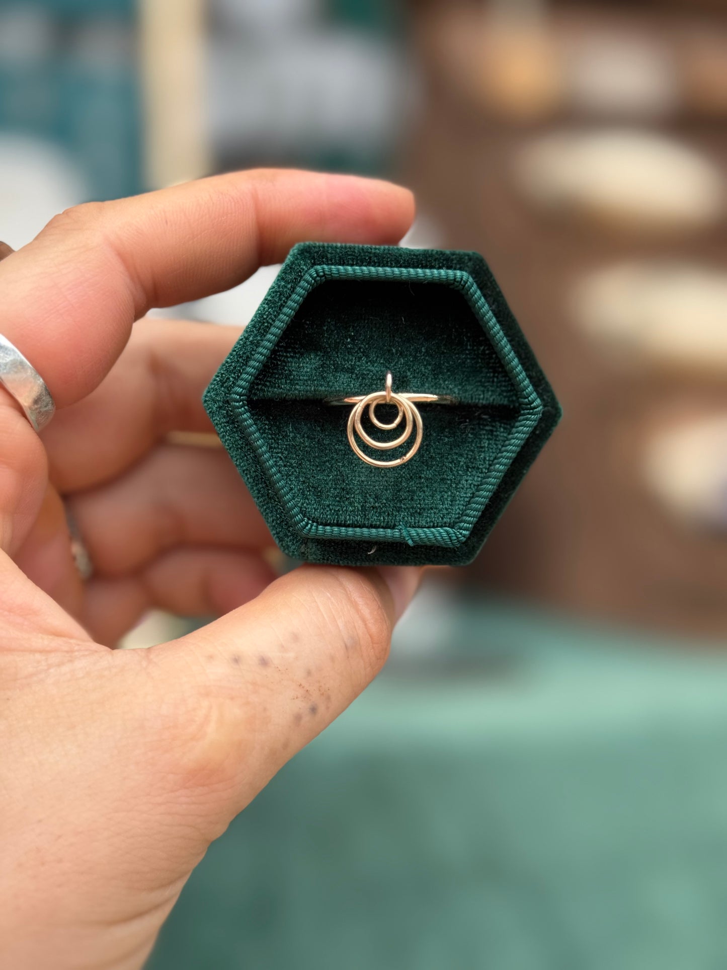 14k Gold fill Fidget Ring -