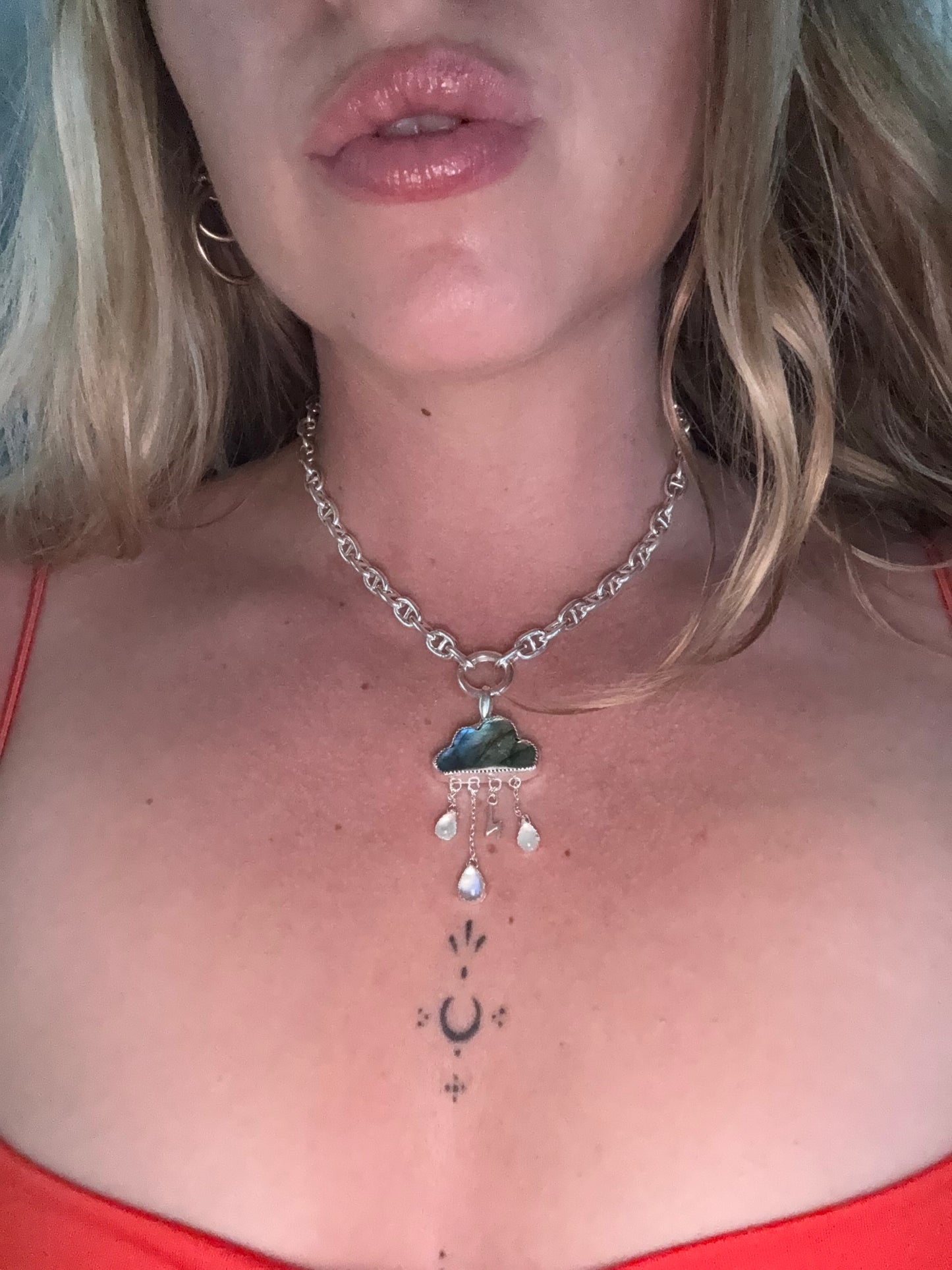 Labradescent Clouds Necklace
