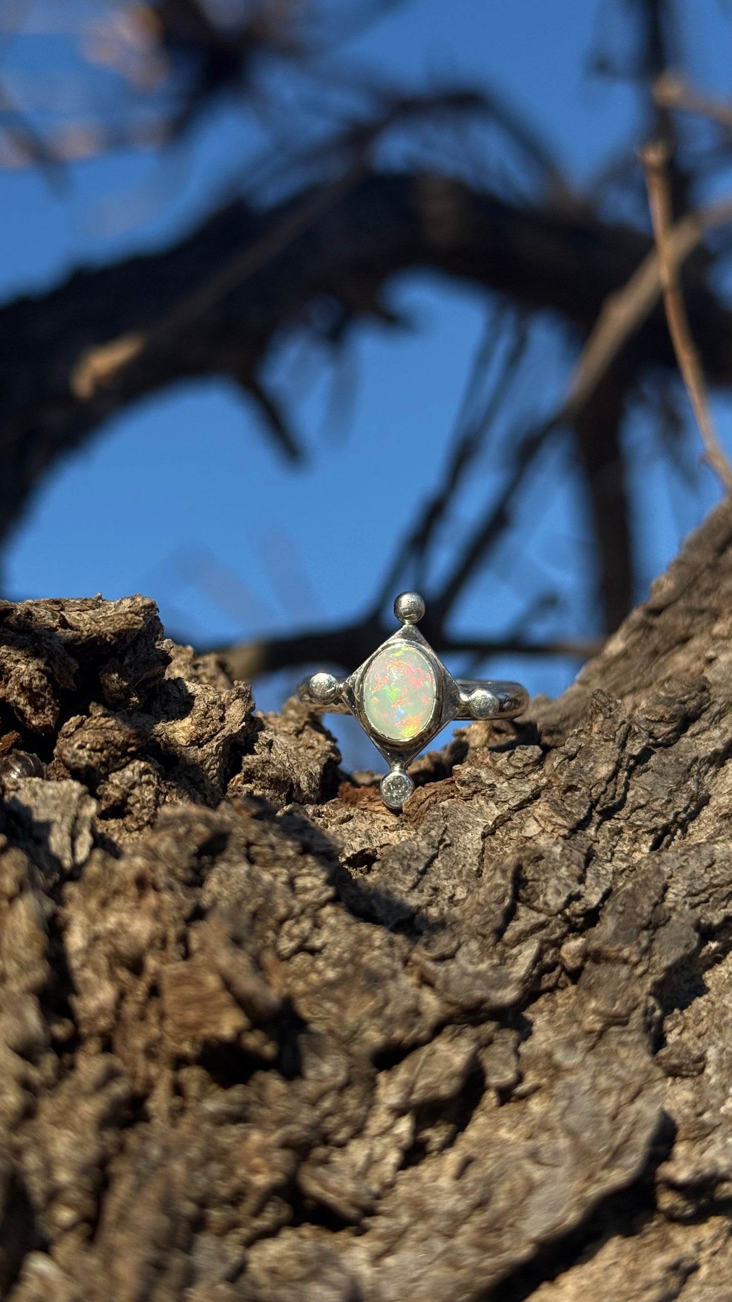 Opal Kite Ring size 8