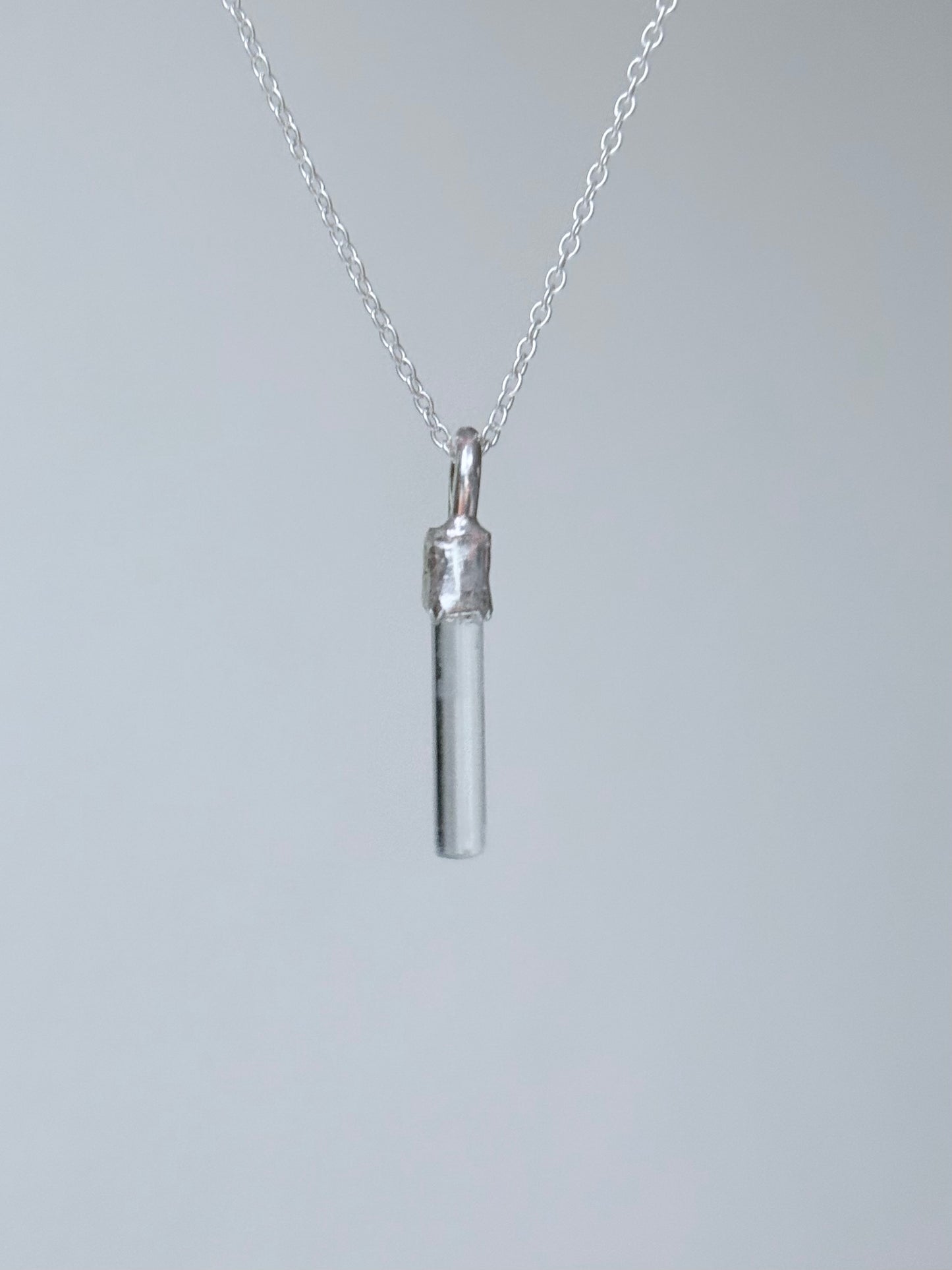 Raw Aquamarine Necklace