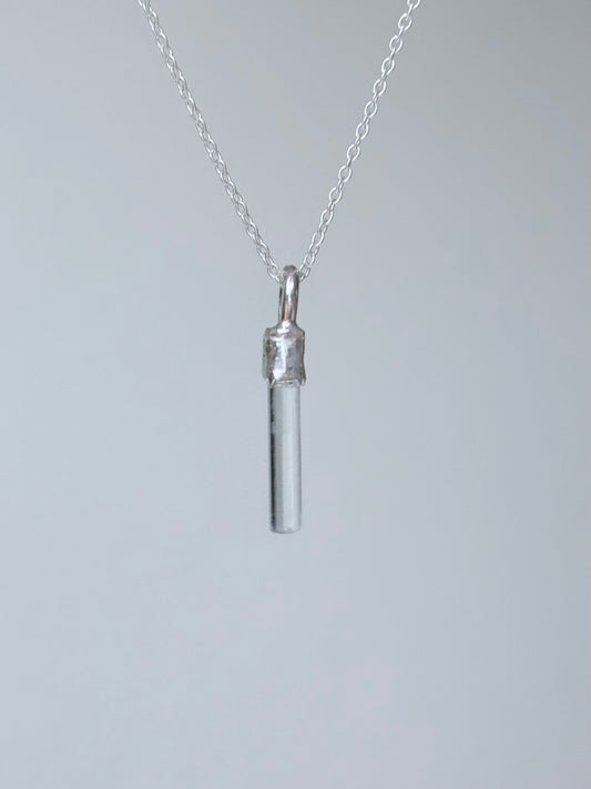 Raw Aquamarine Necklace