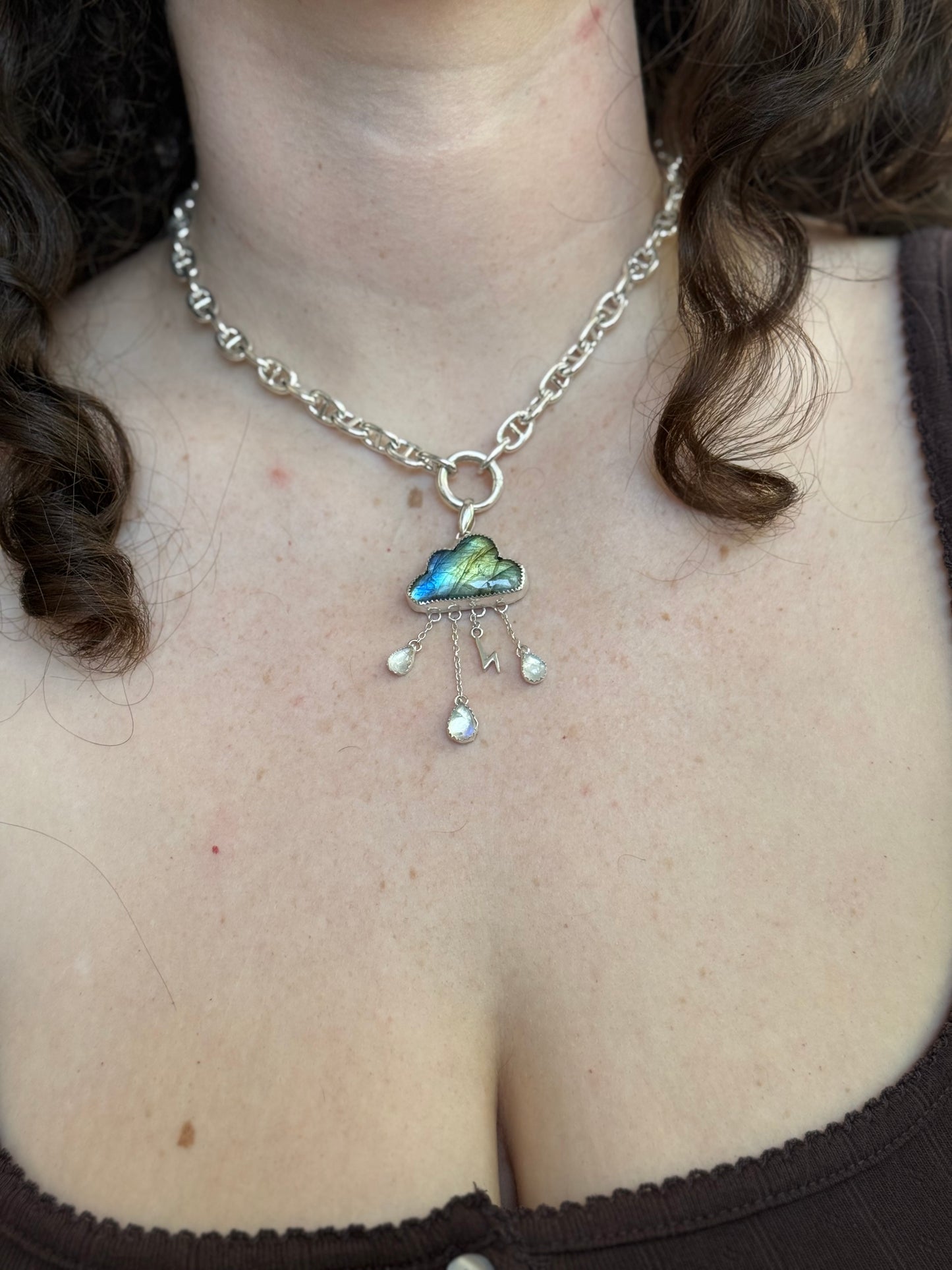 Labradescent Clouds Necklace