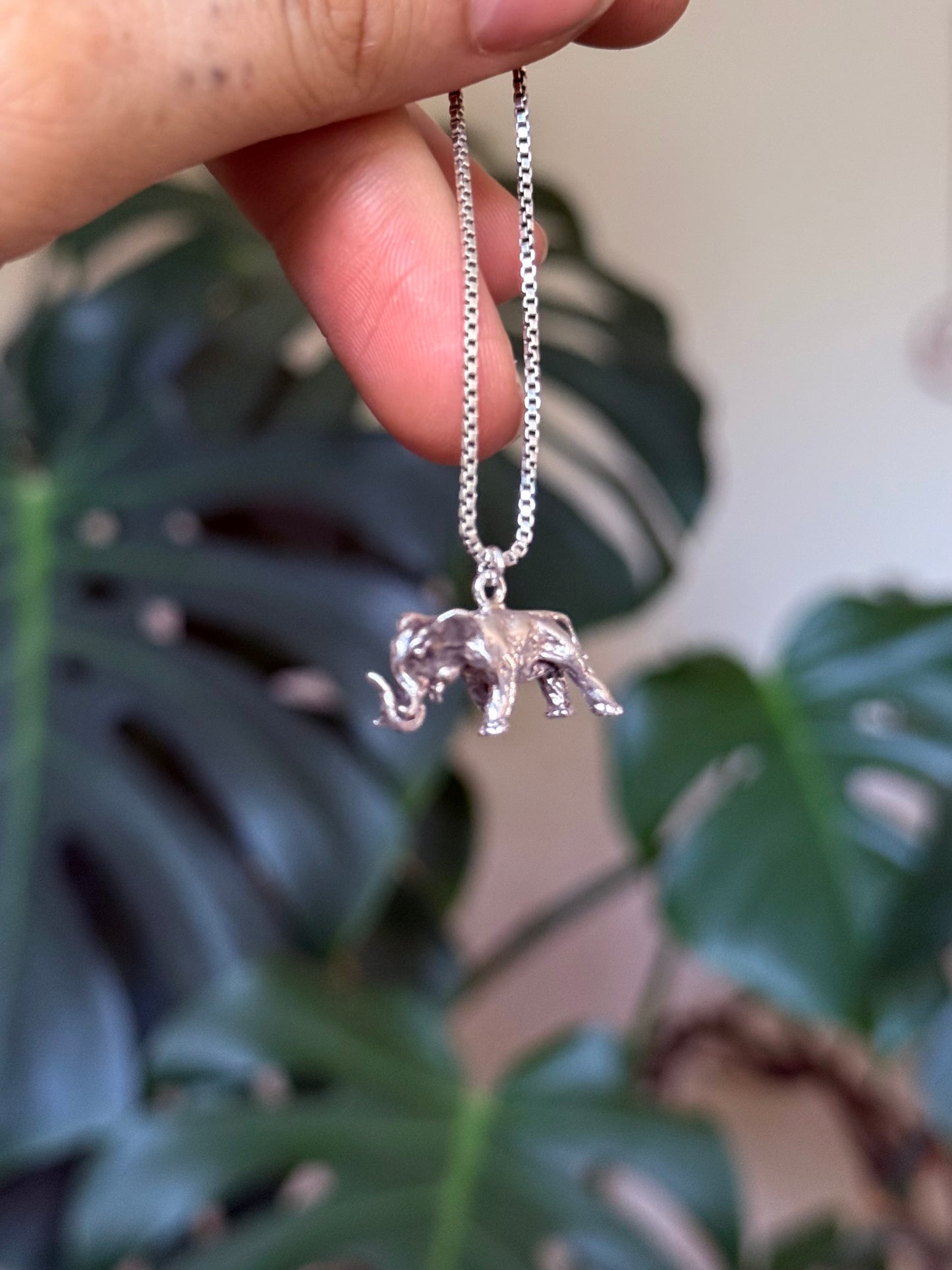 Articulating Elephant Necklace