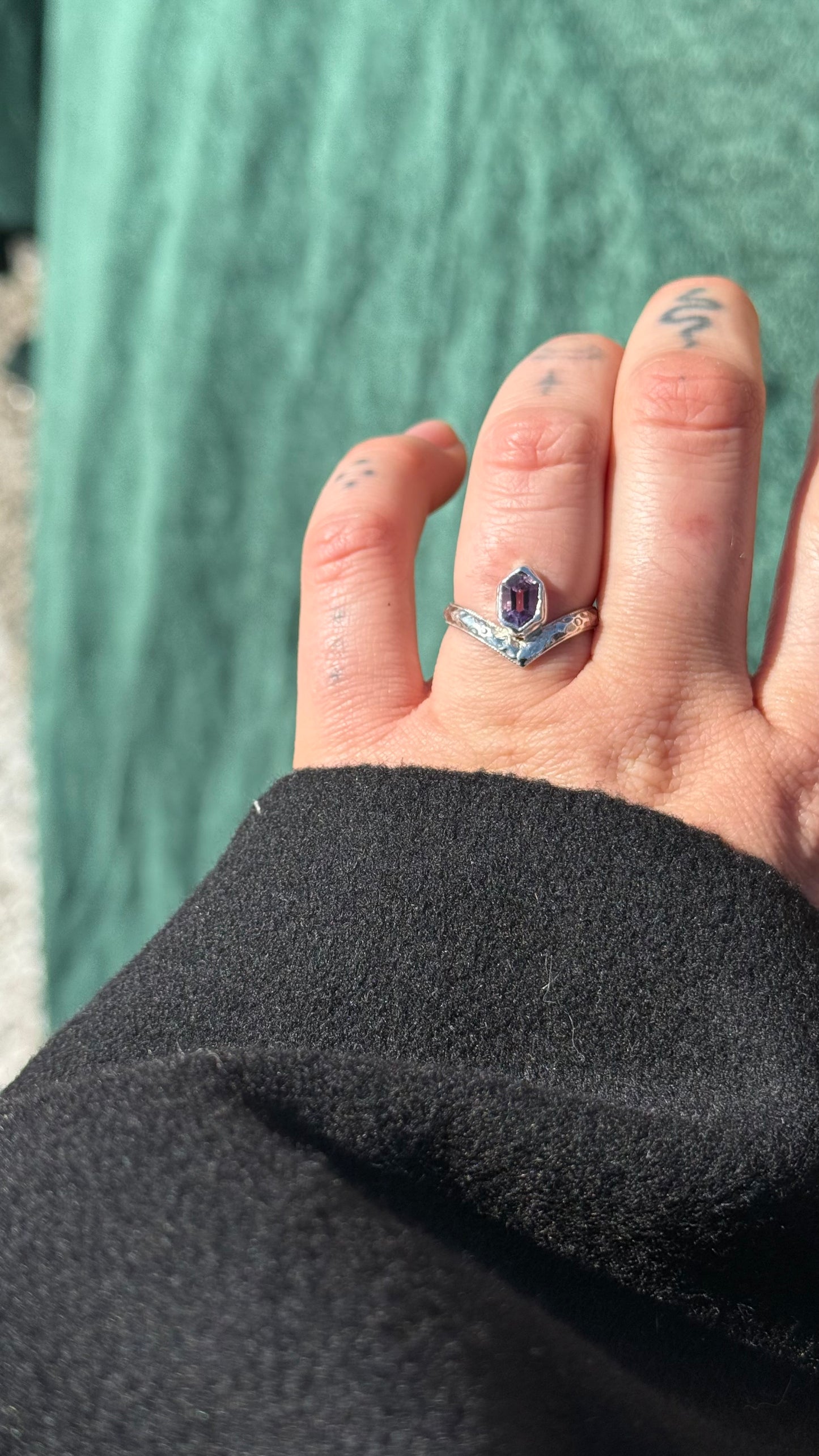 Amethyst Hexy Stacking Set size 7