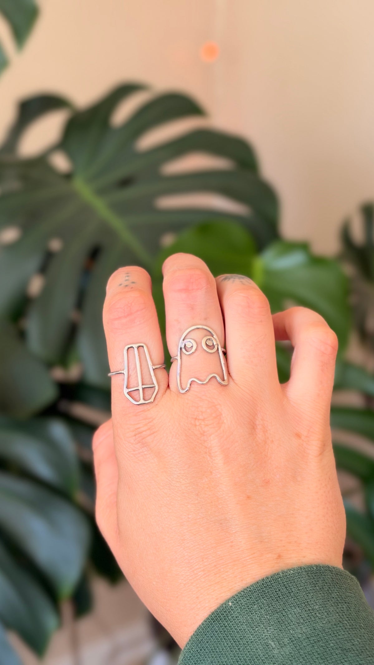 Ghostie Baby Ring size 6.75