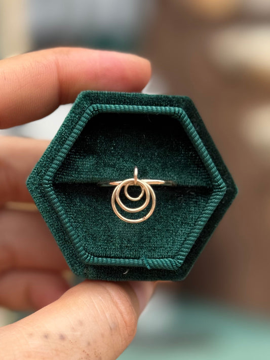 14k Gold fill Fidget Ring -