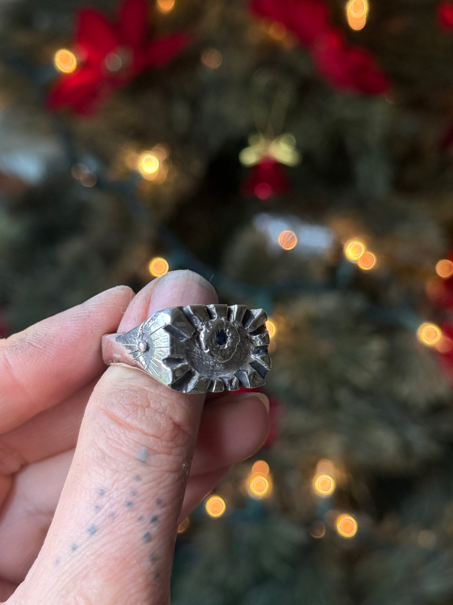 Intuitive Heavy Silver Ring size 9.5/10