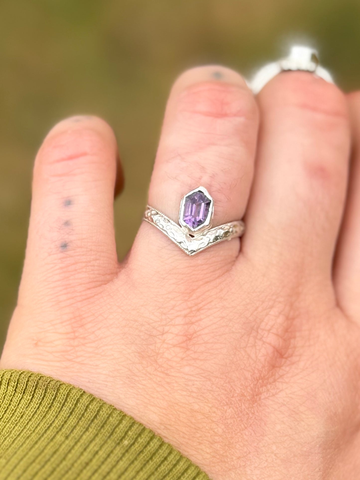 Amethyst Hexy Stacking Set size 7