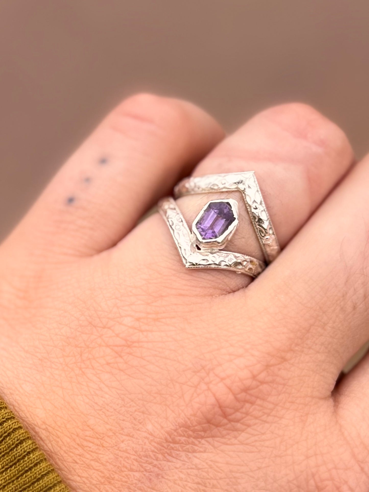 Amethyst Hexy Stacking Set size 7