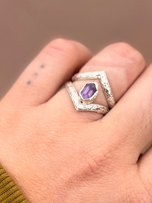Amethyst Hexy Stacking Set size 7