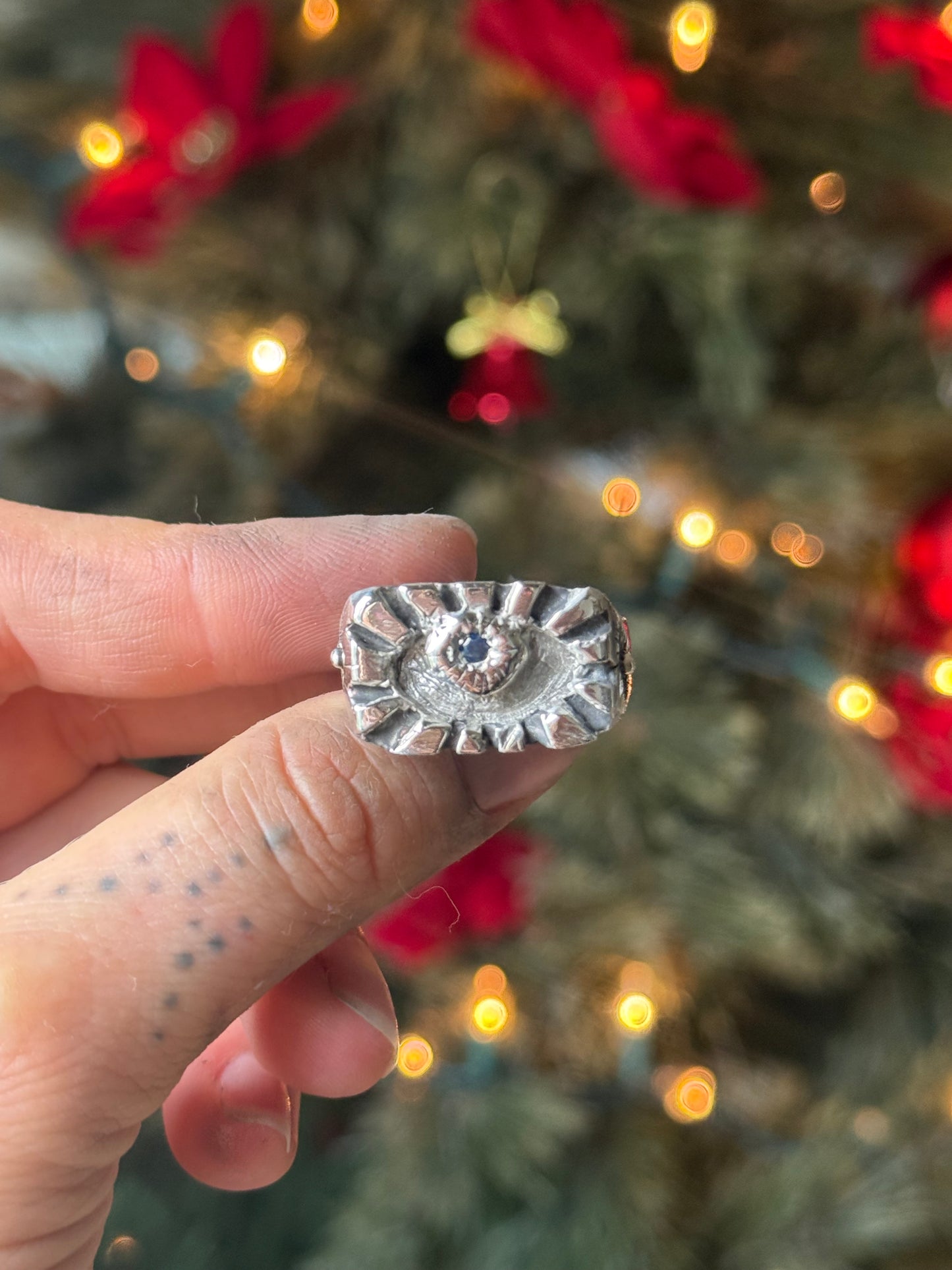 Intuitive Heavy Silver Ring size 9.5/10