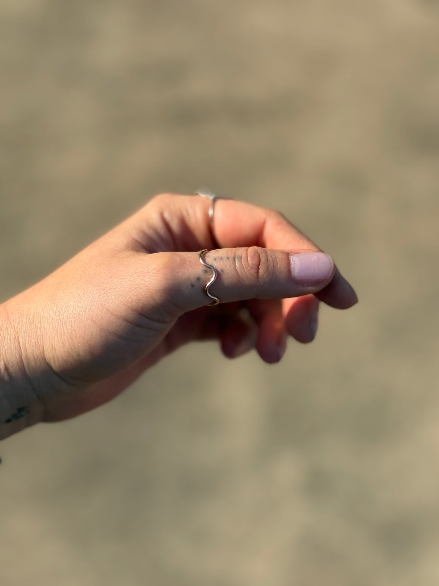 14k Gold Fill Squiggles Ring