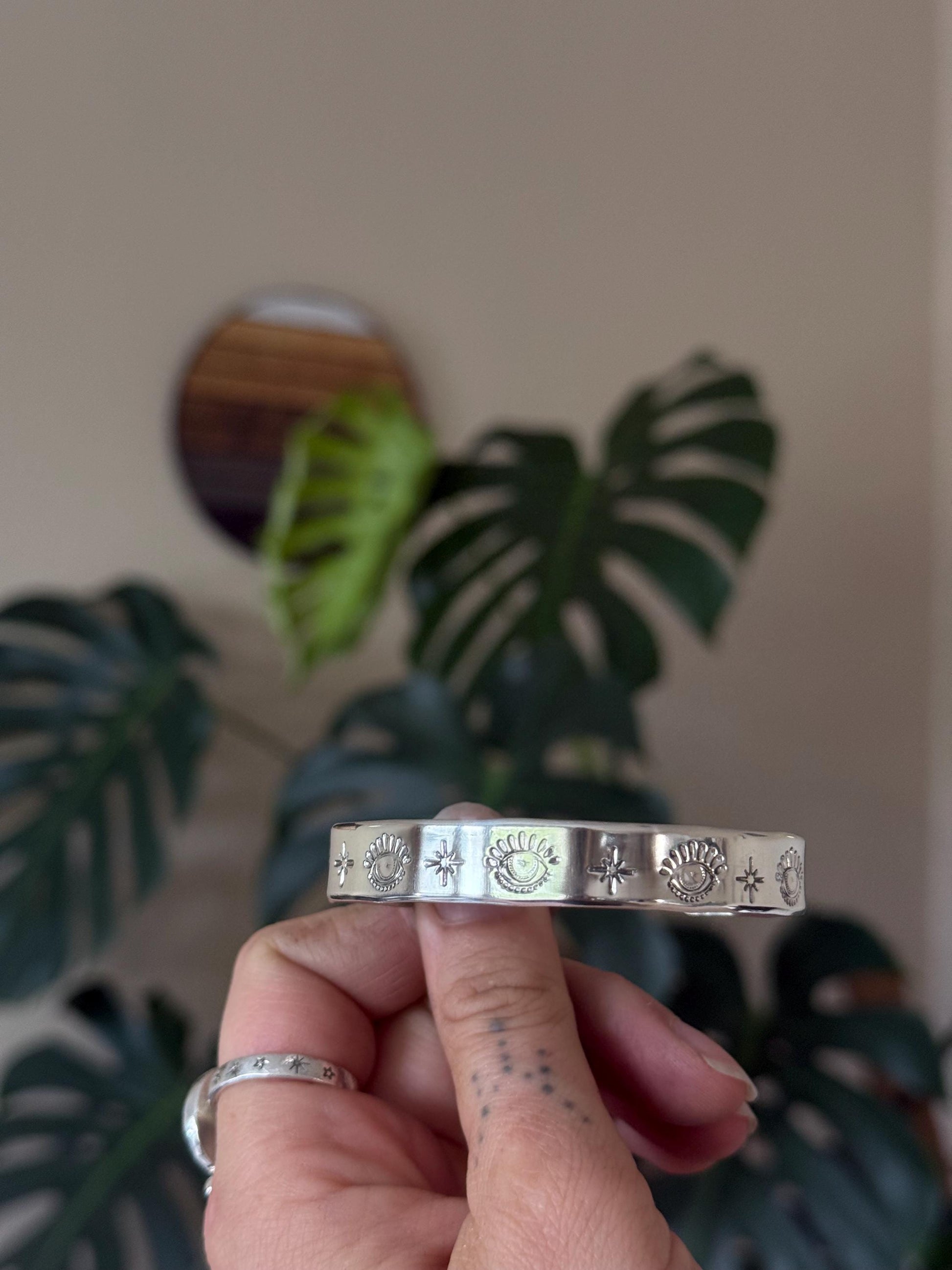 Third Eye Cuff in Sterling Silver