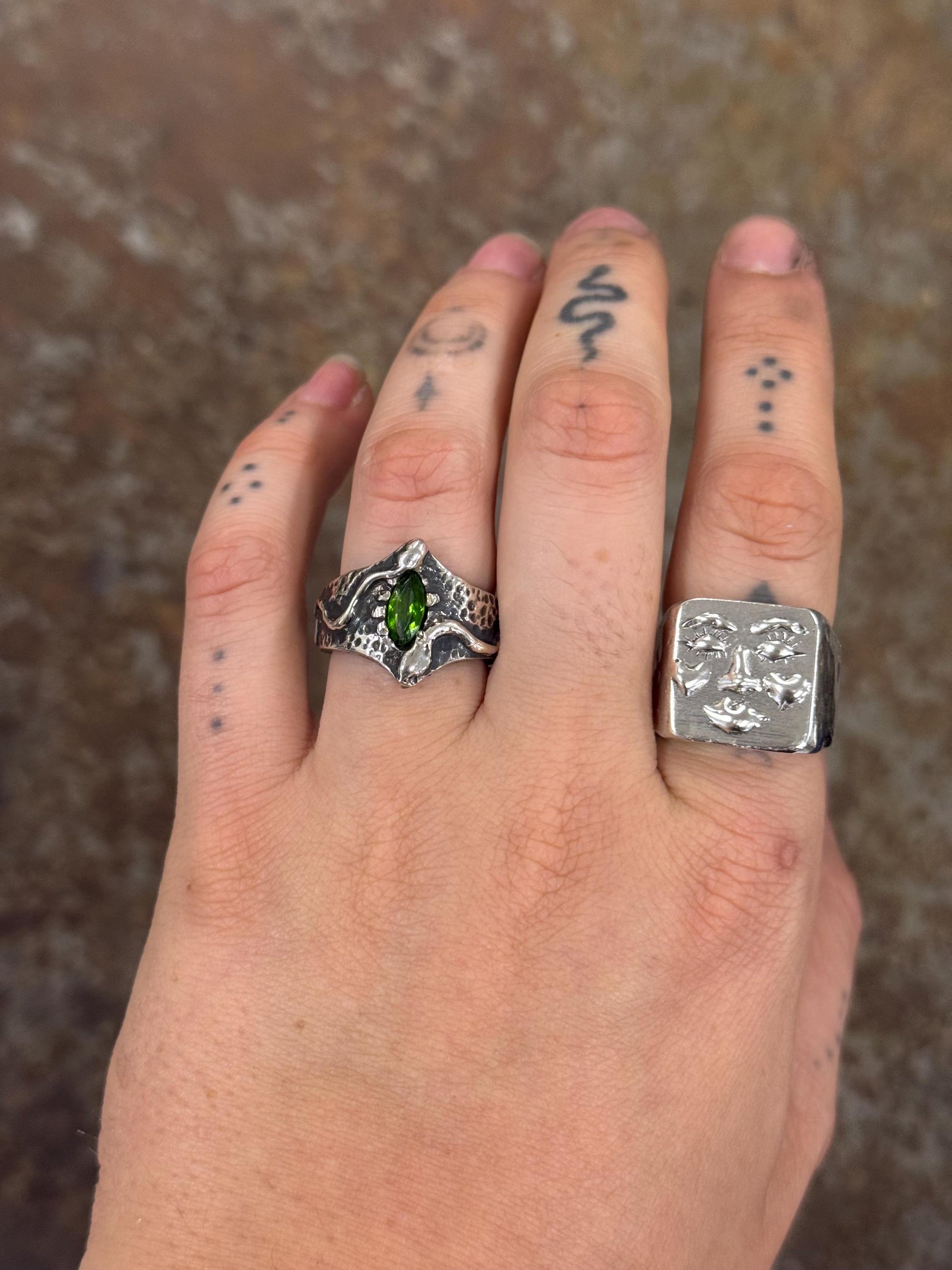 The Shedding Peridot Ring size 7