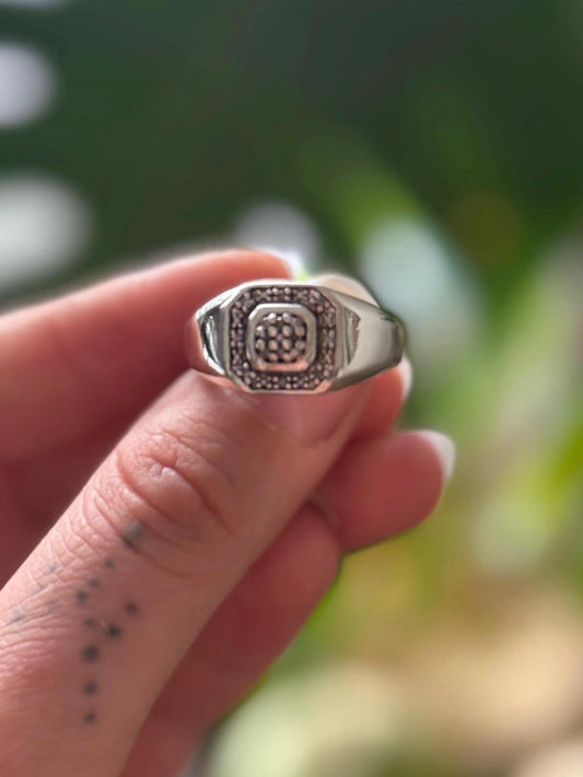 Vintage Diamond Mens Ring size 10