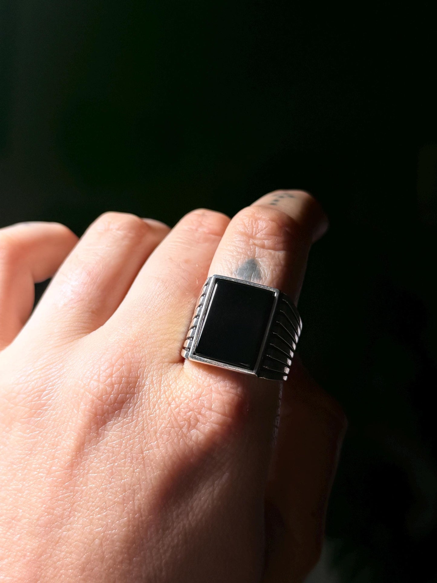 Onyx Mens ring size 10