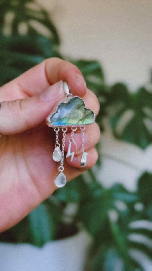 Labradescent Clouds Necklace