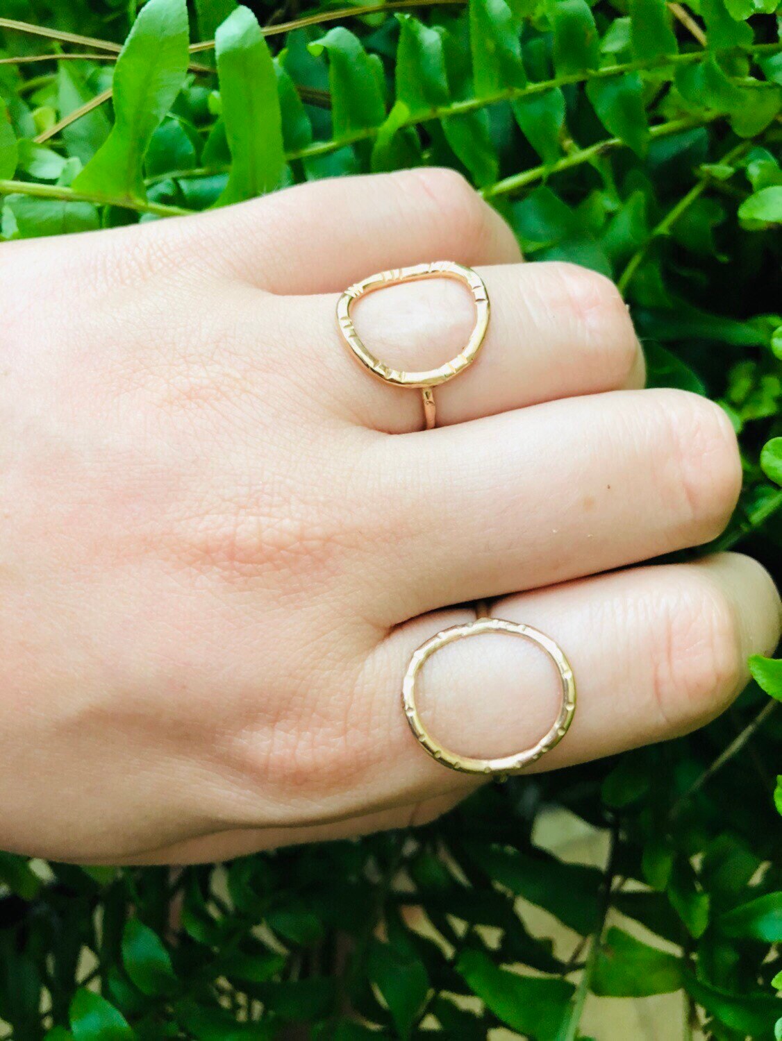 Gold filled / Silver O ring • All sizes avaliable • Etched O Ring • Gold O ring • gold circle ring • gifts for her