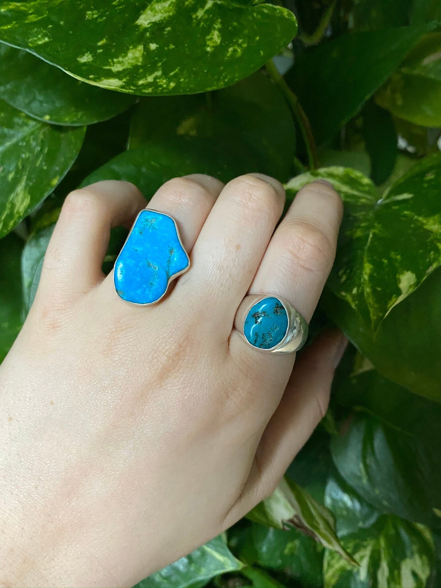 Free form Turquoise Ring size 6