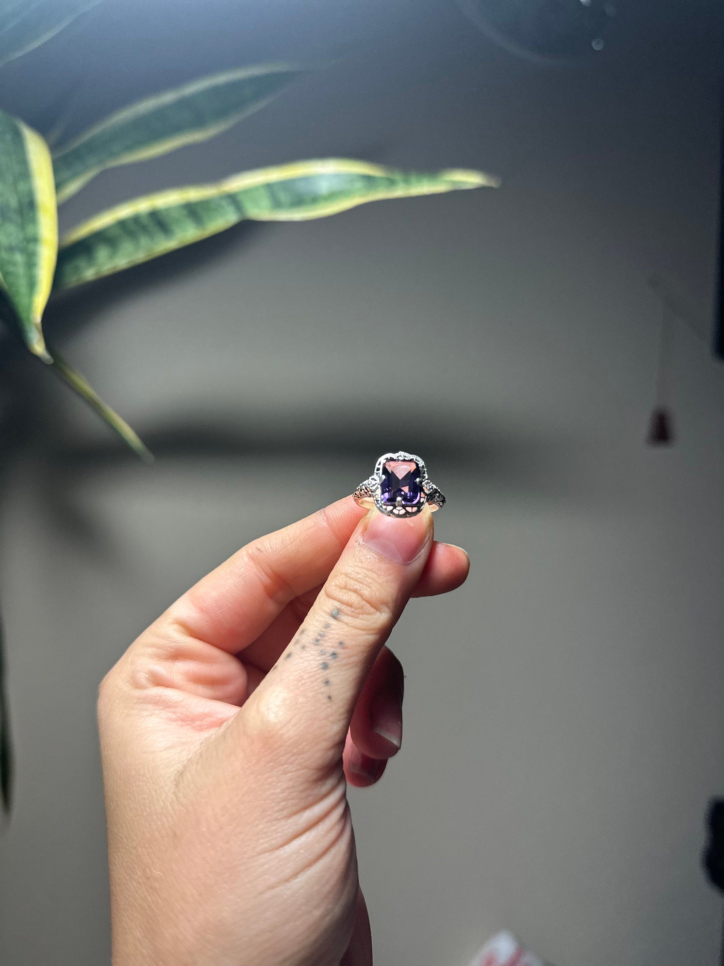 Vintage Amethyst Ring size 8